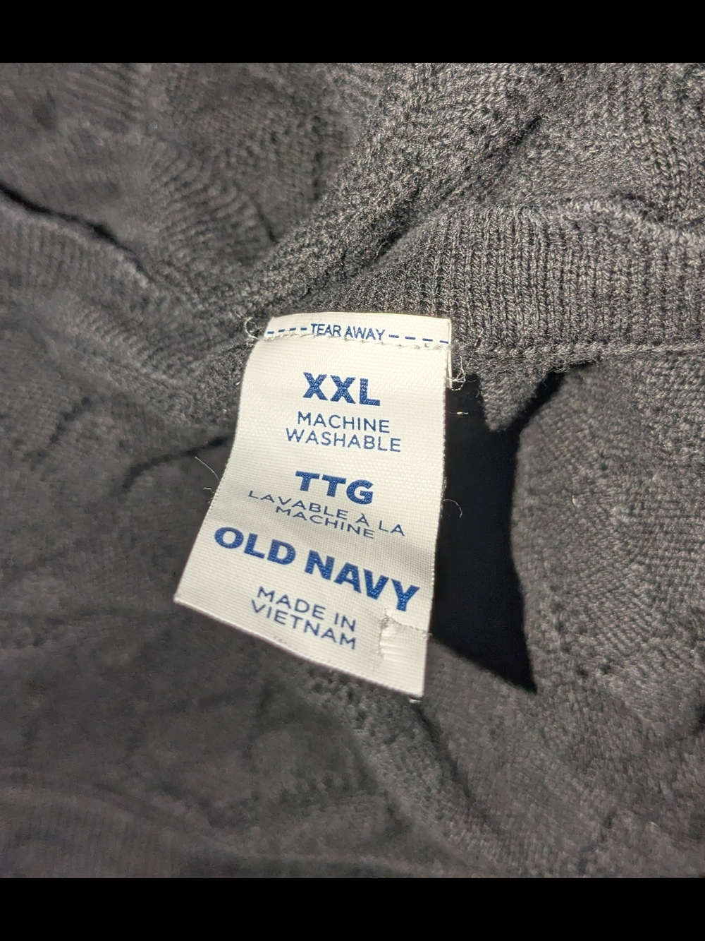 Old Navy Black Sleeveless Knit Tank with Button Placket - Picture 4 of 4